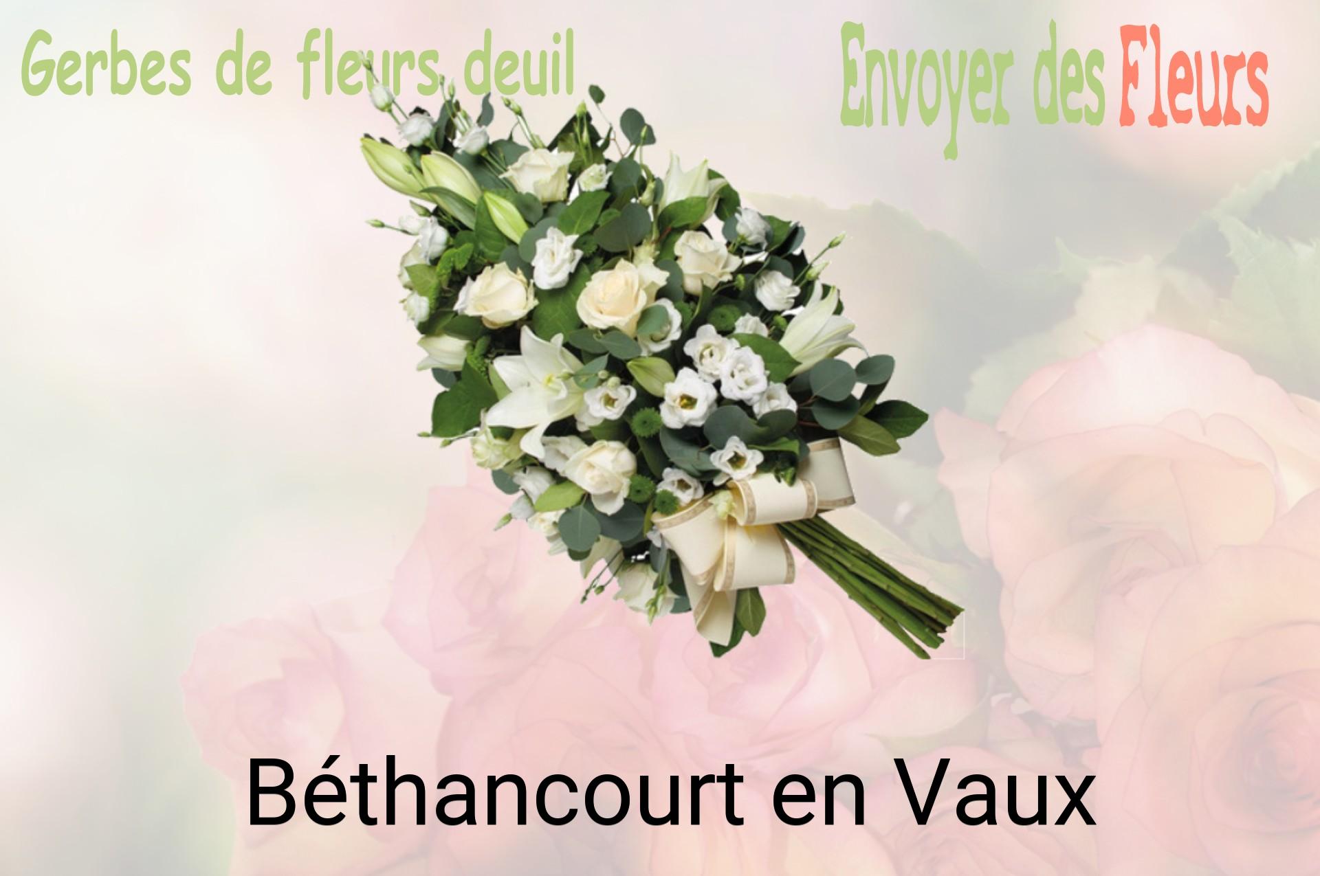 Gerbe de fleurs de deuil livrée à Béthancourt-en-Vaux